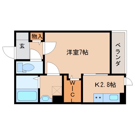 奈良駅 徒歩8分 1階の物件間取画像